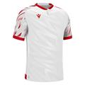 Themis Eco Match Day Shirt WHT/RED L Teknisk spillerdrakt i ECO-tekstil