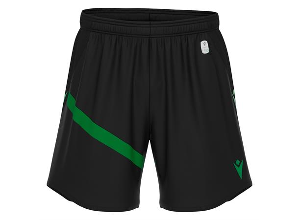 Shen Eco Match Day Shorts BLK/GRN 3XL Teknisk shorts i ECO-tekstil - Unisex 