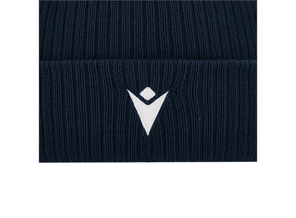 Snow PomPom Beanie NAV SR Klassisk lue med stor dusk 