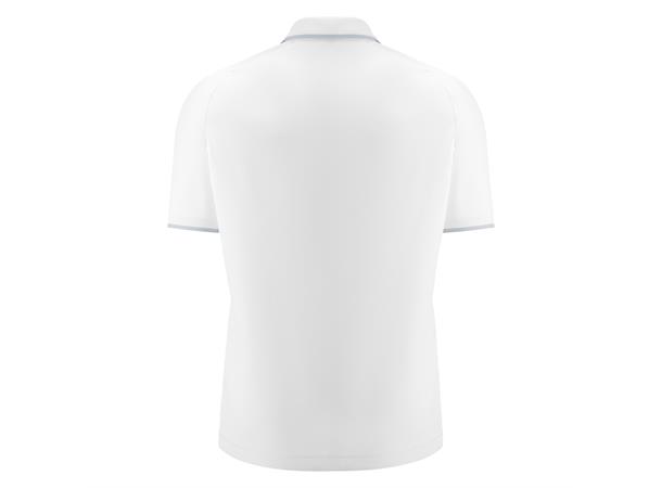 Aulos Polo WHT/SLV 4XL Teknisk poloskjorte - Unisex 